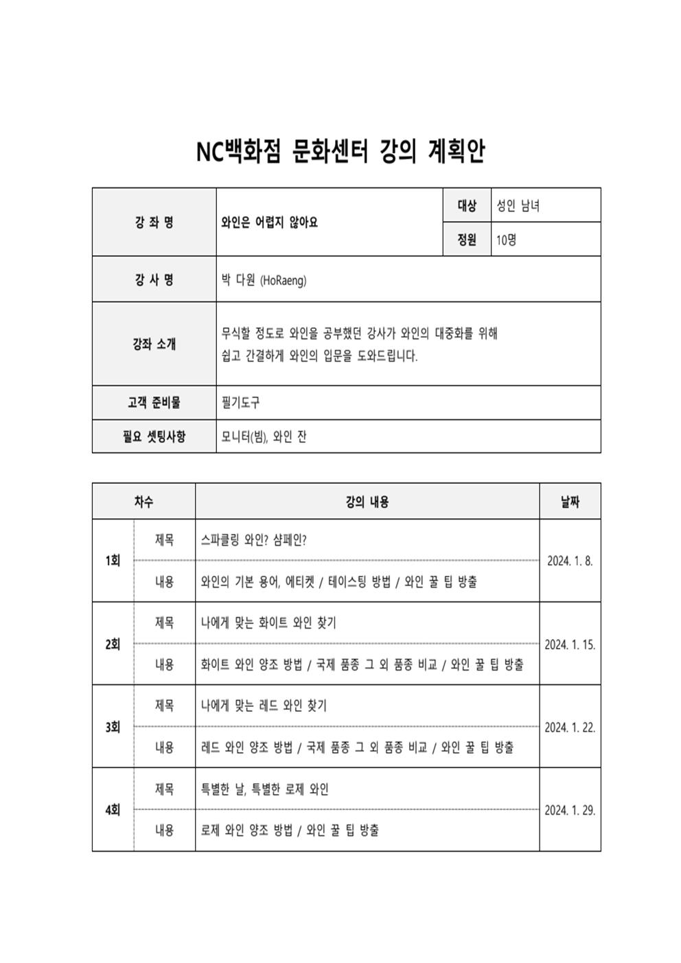 와인은 어렵지 않아요